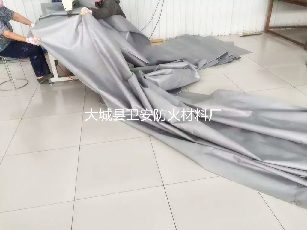 阻燃防火布_三防布_加工定做汽车篷布_货场帆布_防火棉门帘_防火电梯罩